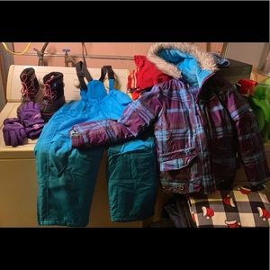 Girls snow gear